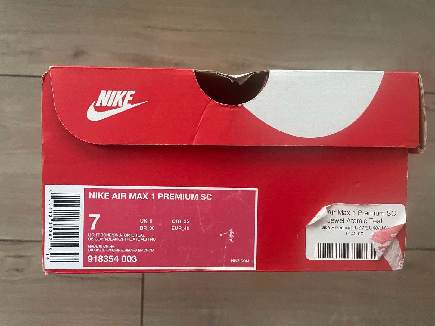 Nike Air Max 1 Jewel Atomic Teal