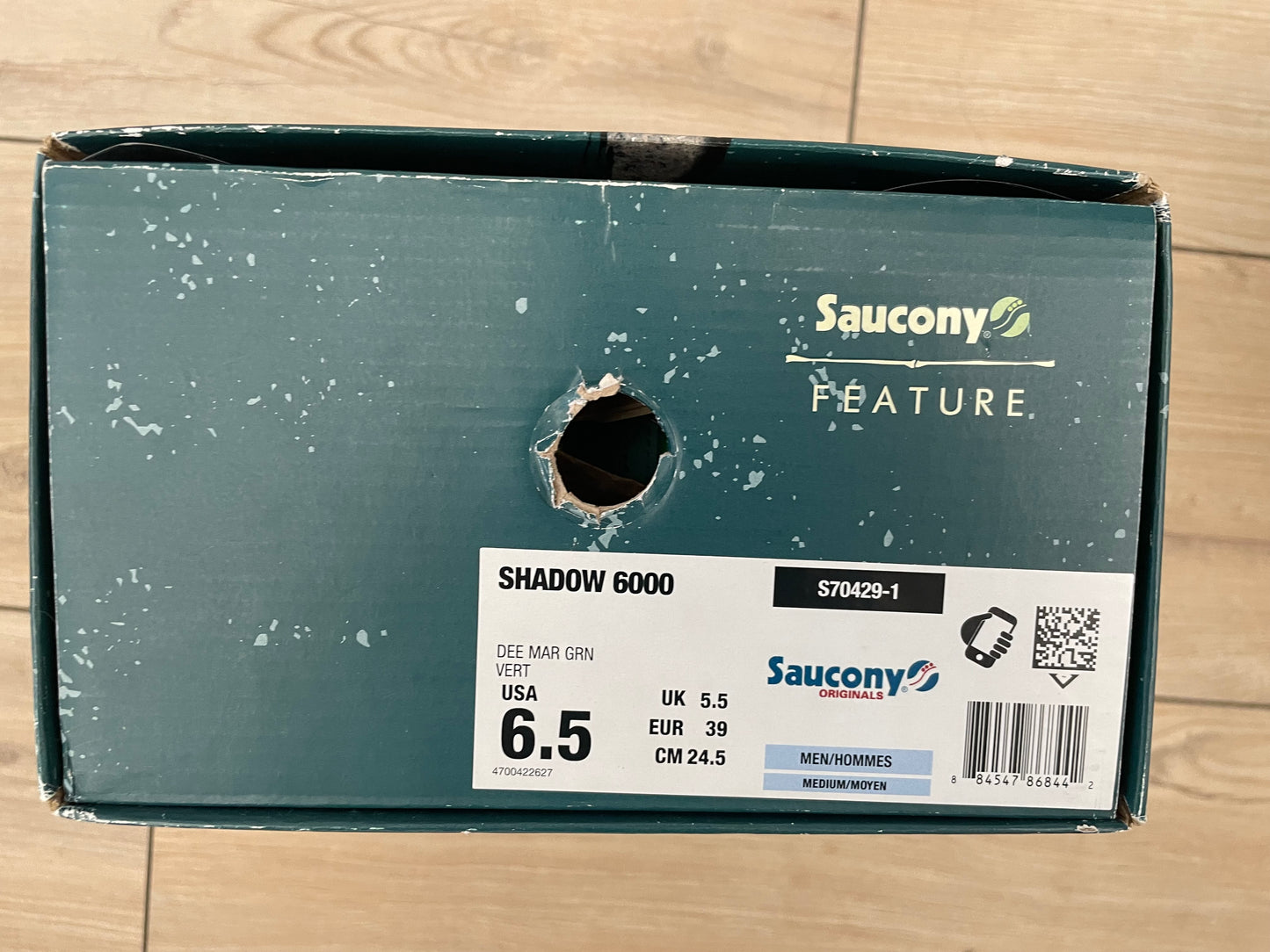 Saucony Shadow 6000 Fossil Living maat 39