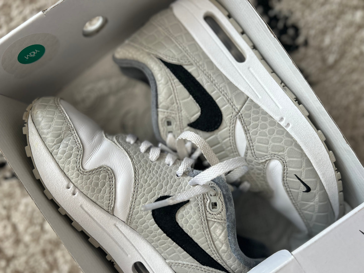 Nike Air Max 1 Grey Croc ID
