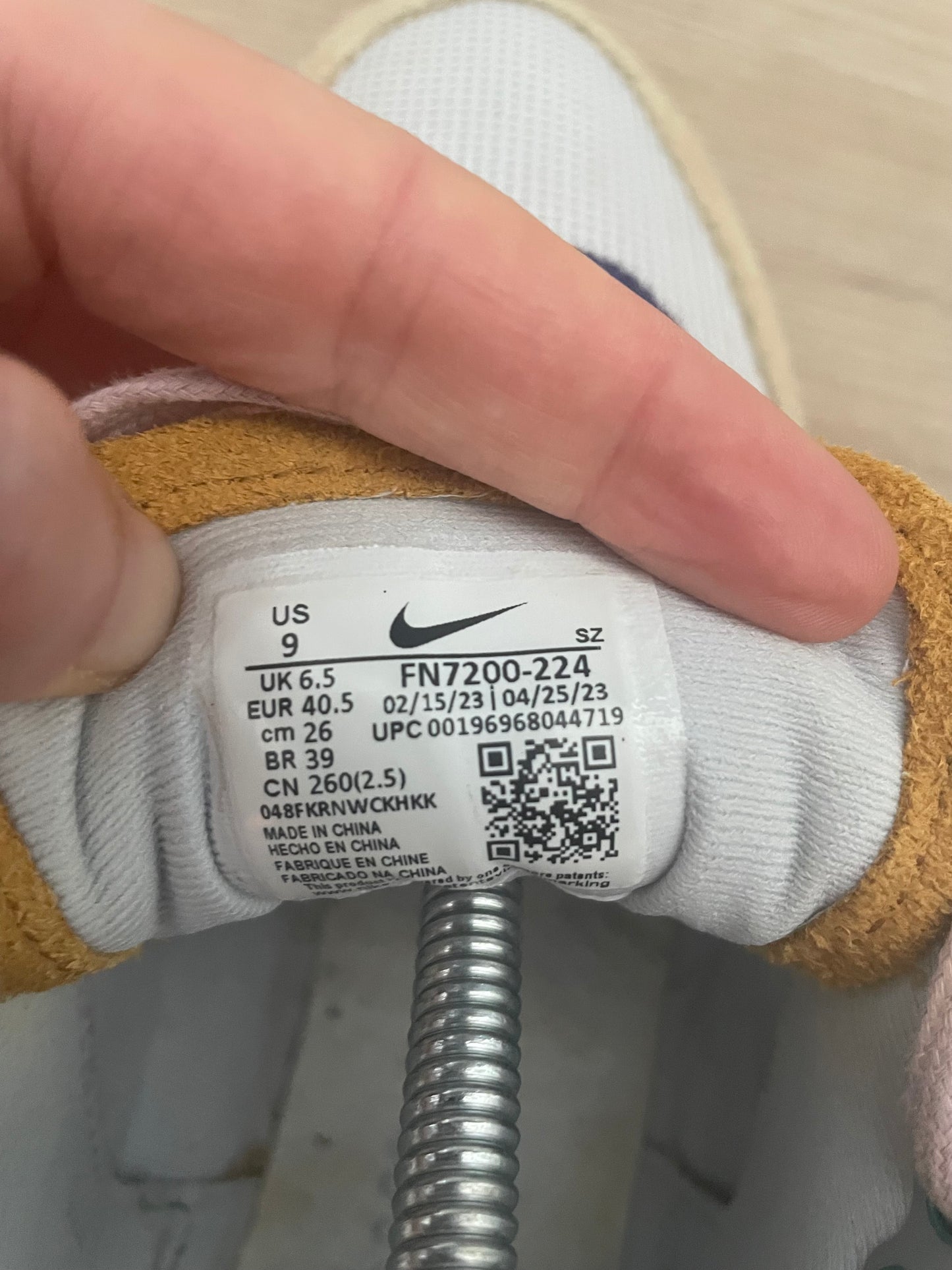 Nike Air Max 1 Tan Lines