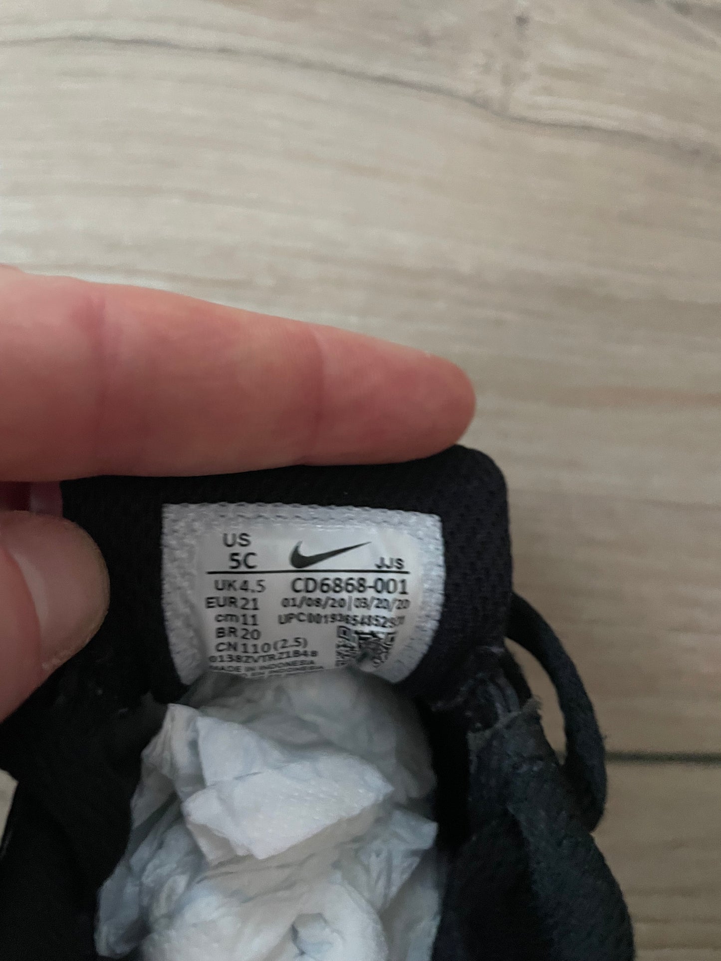 Nike Air Max 90 Triple Black TD taille 21