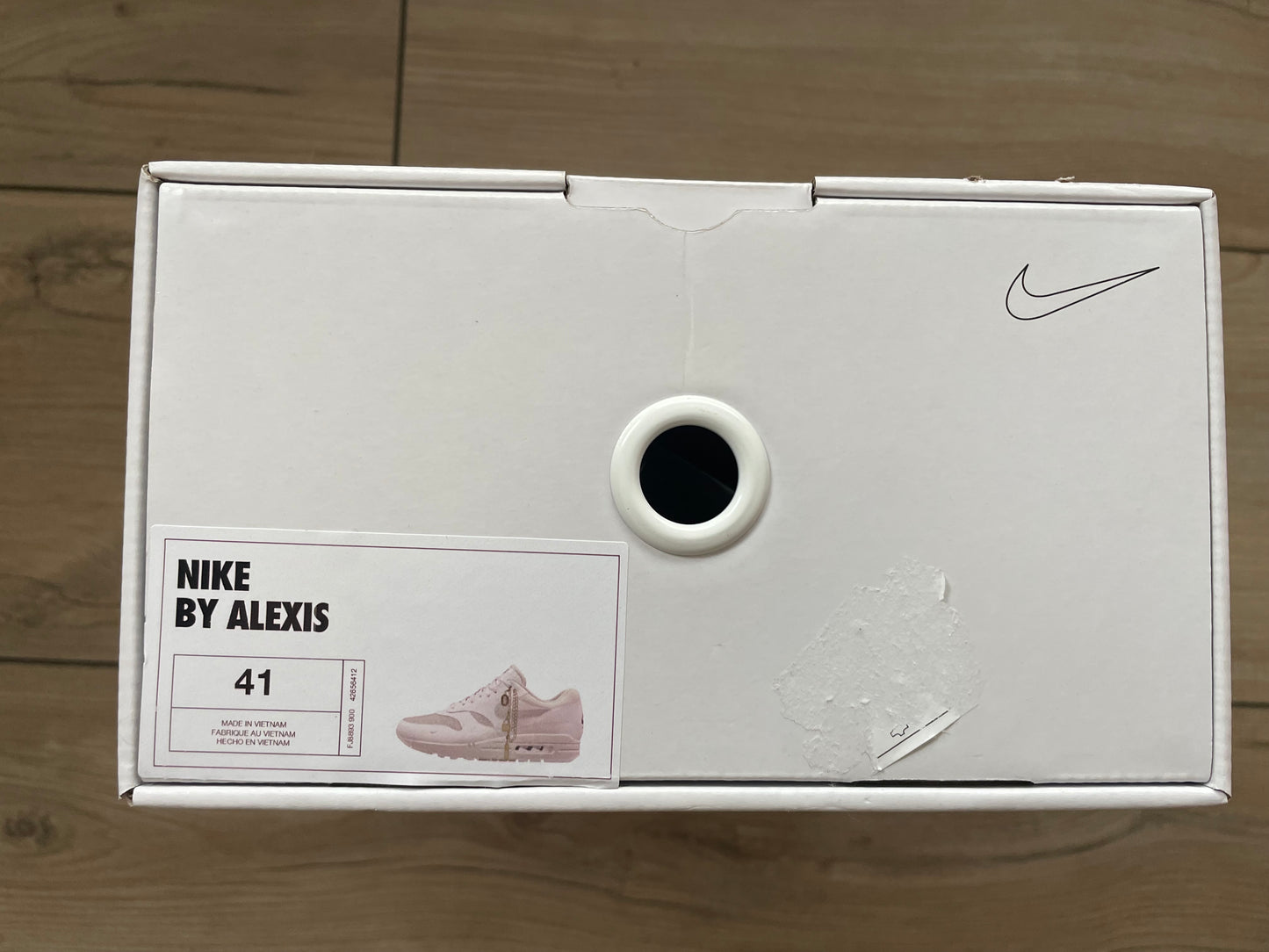 Nike Air Max 1 White Mini Swoosh ID