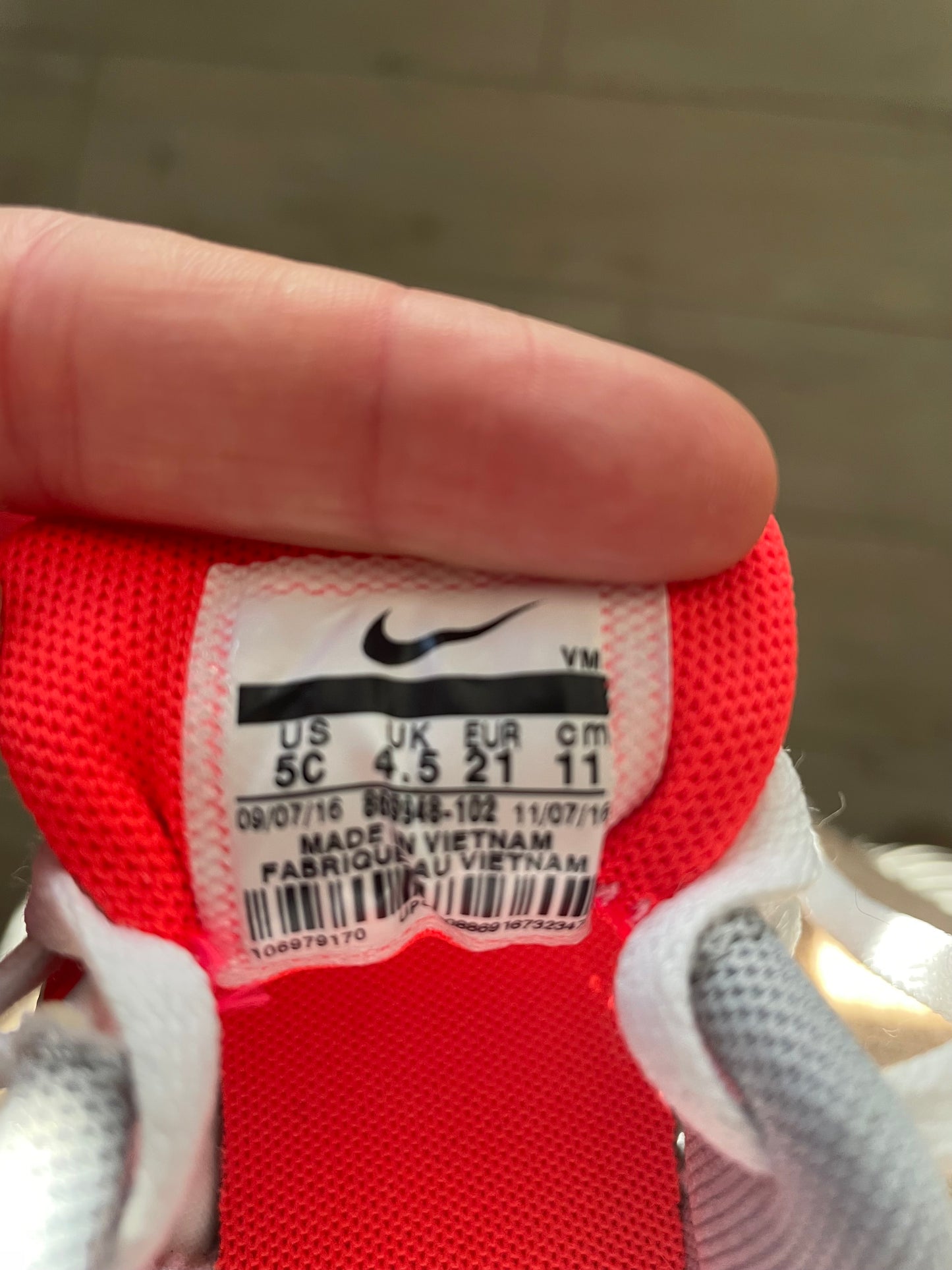 Nike Air Max 90 TD Ultra Infrared size 21