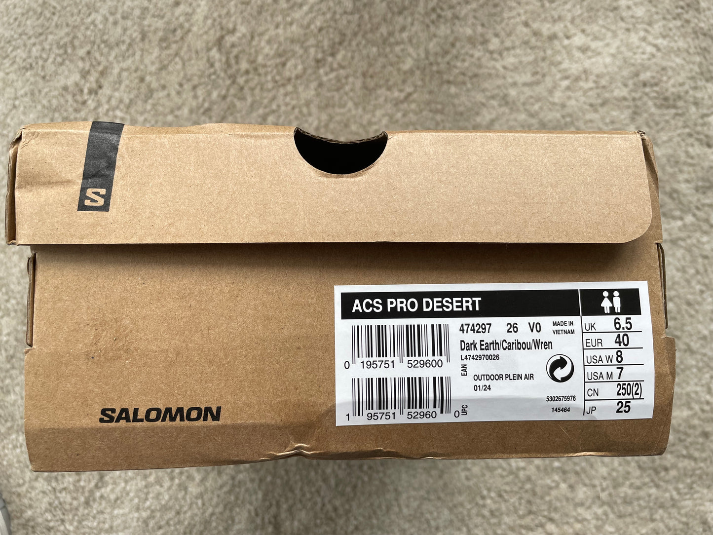Salomon ACS Pro Desert Dark Earth