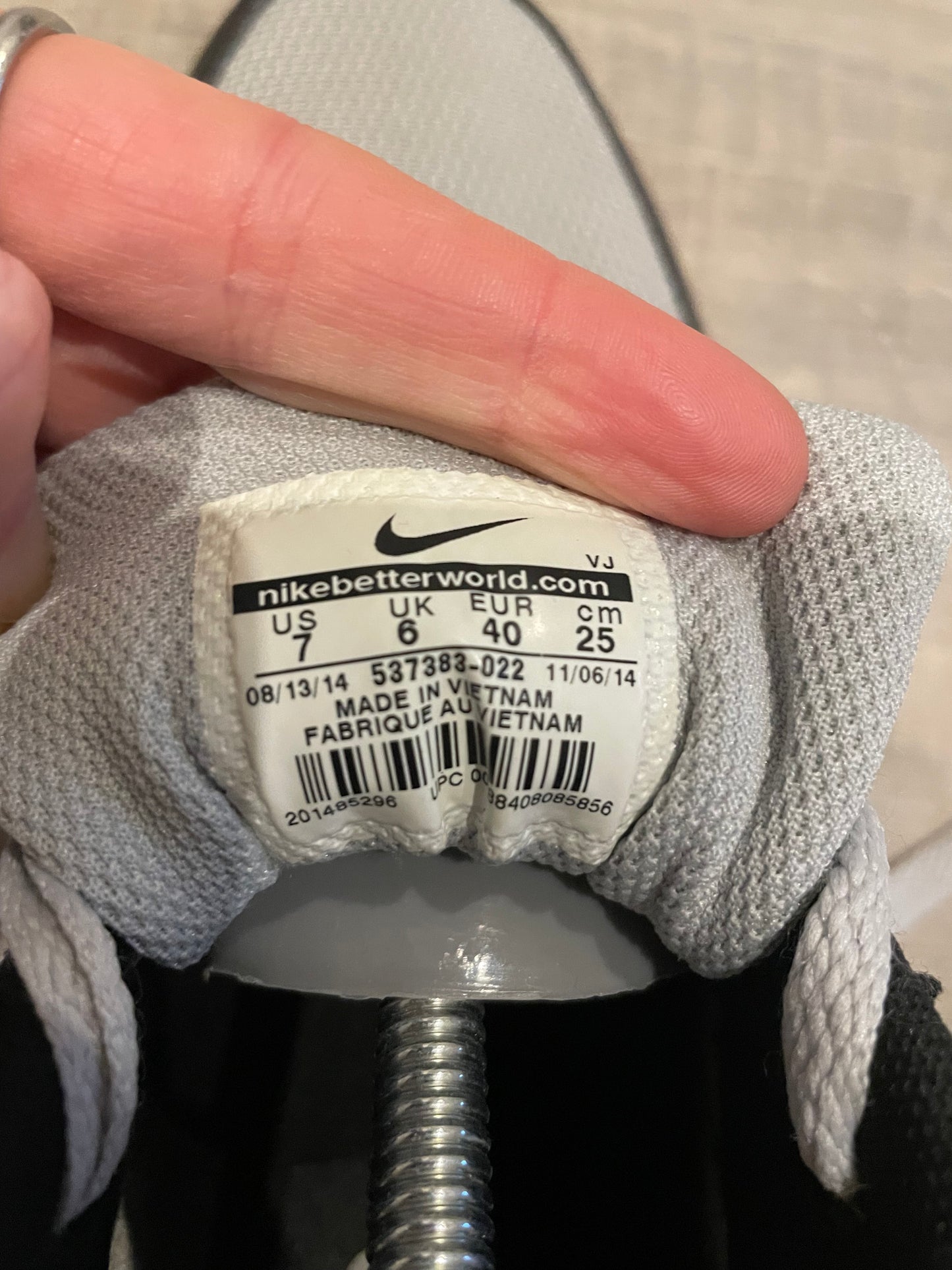 Nike Air Max 1 Grey Mist Lyon Blue