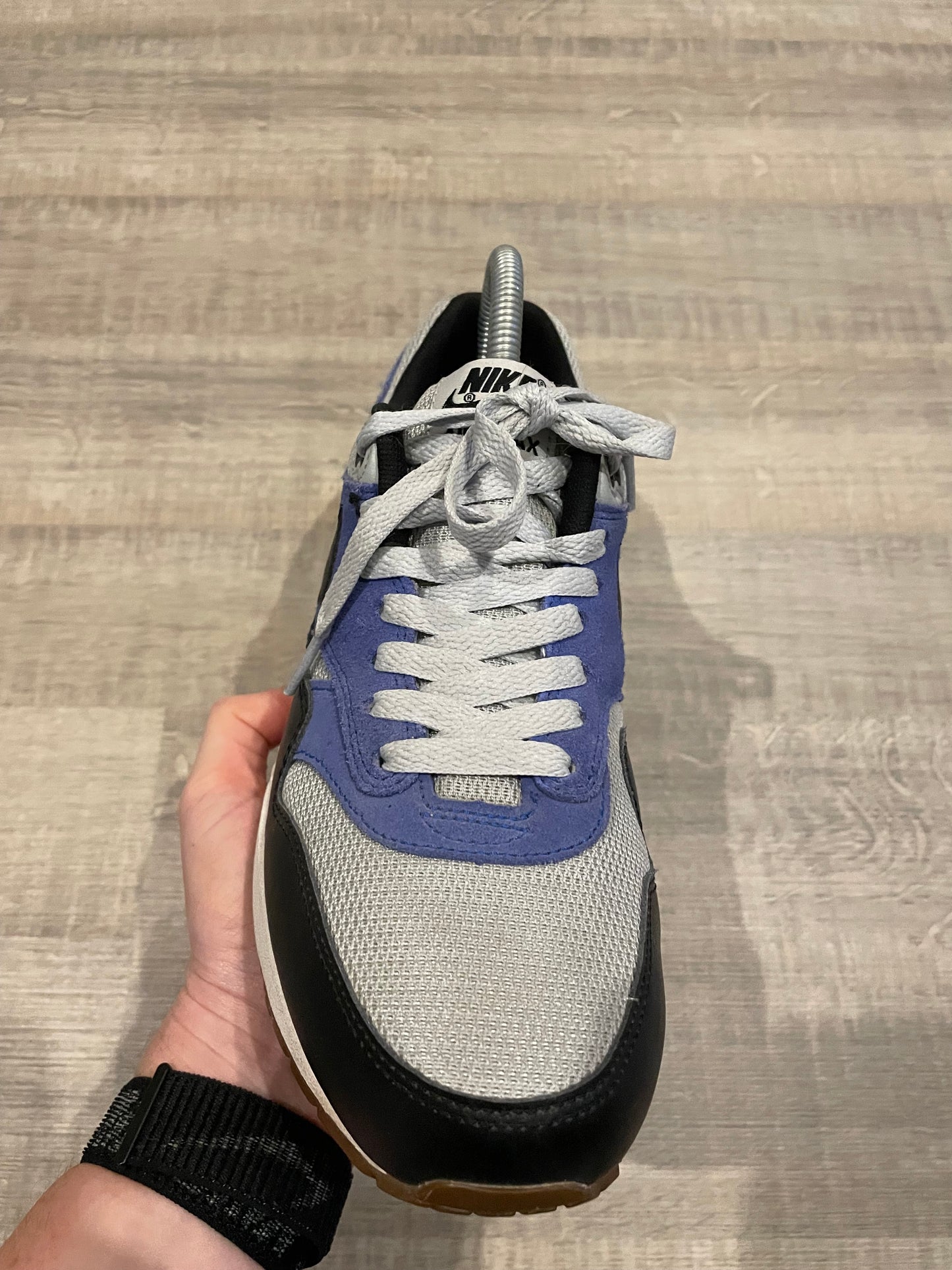 Nike Air Max 1 Grey Mist Lyon Blue