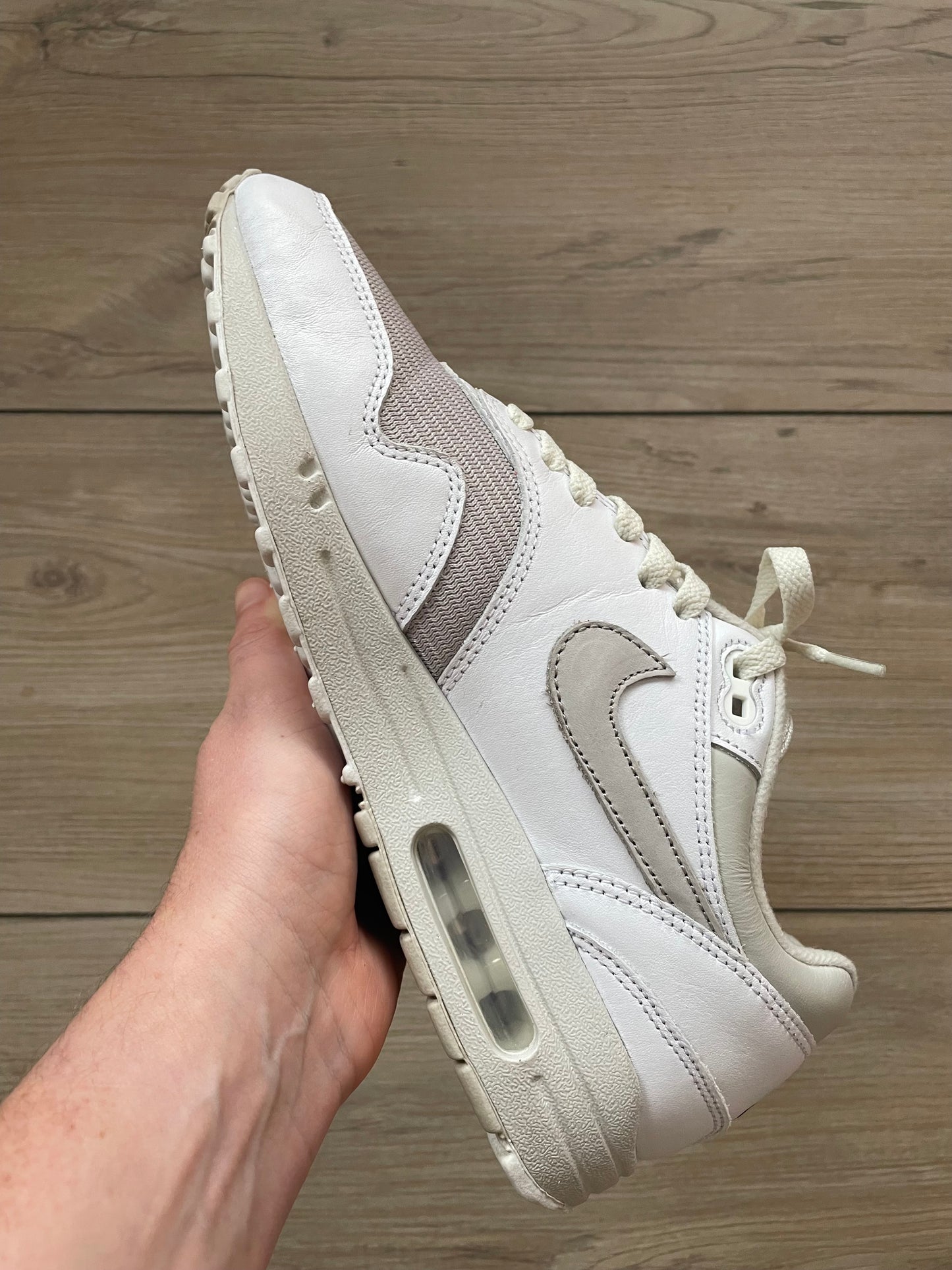 Nike Air Max 1 White Mini Swoosh ID