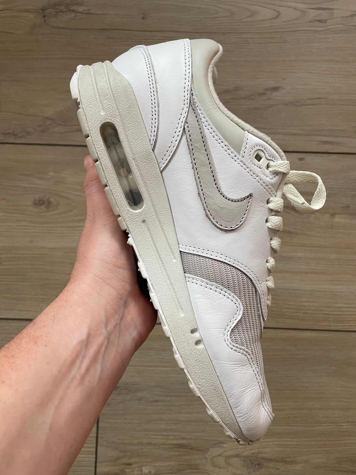 Nike Air Max 1 White Mini Swoosh ID